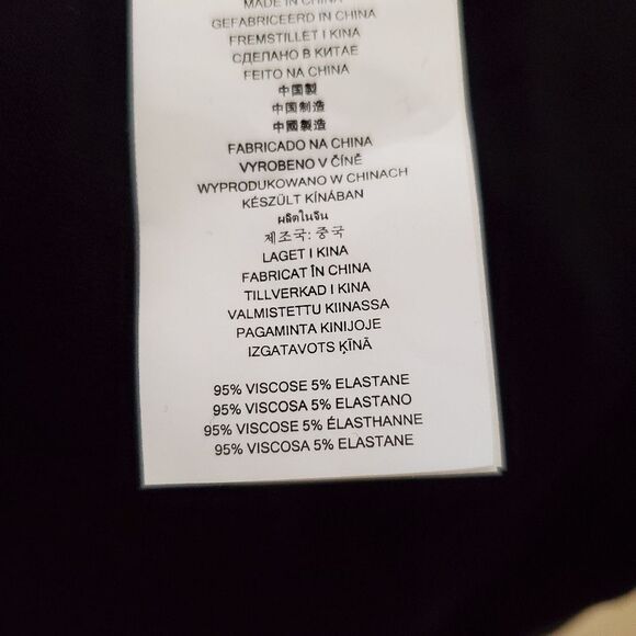 Michael Kors Mock-Neck Solid Jersey Top - size Medium in Black - Picture 11 of 12